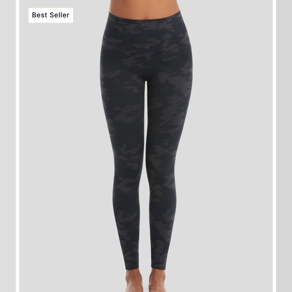 SPANX Black Camo Leggins